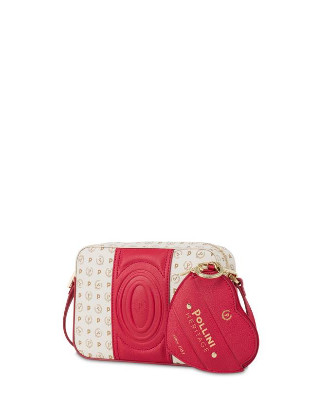 Pollini Borsa A Tracolla Heritage 70th Anniversary Avorio/rosso Vendita