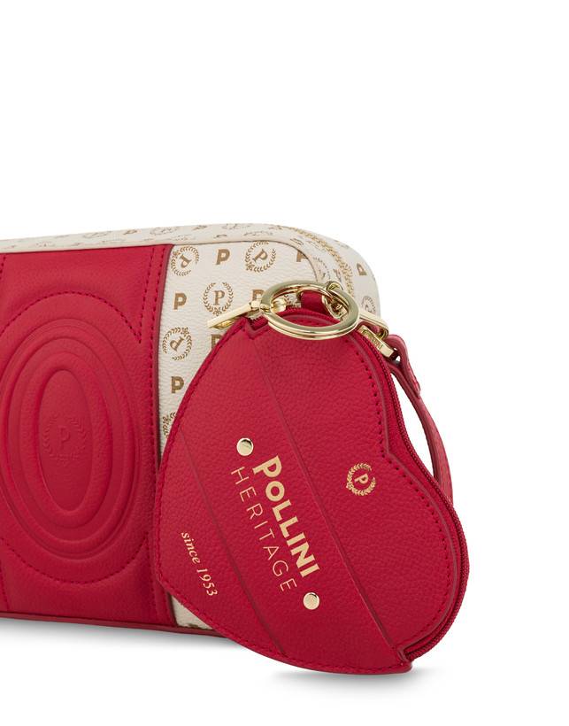 Pollini Borsa A Tracolla Heritage 70th Anniversary Avorio/rosso Vendita