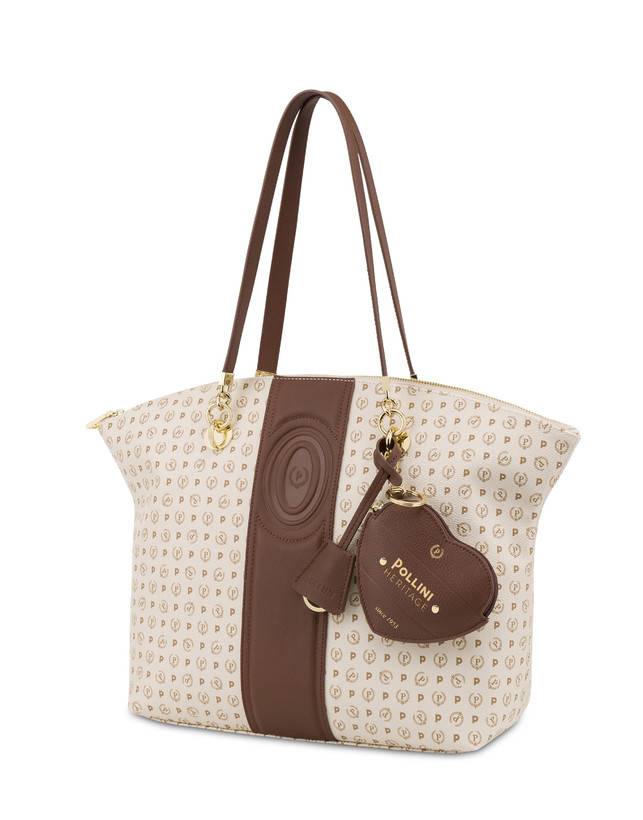 Pollini Tote Bag Heritage 70th Anniversary Avorio/marrone Promozione
