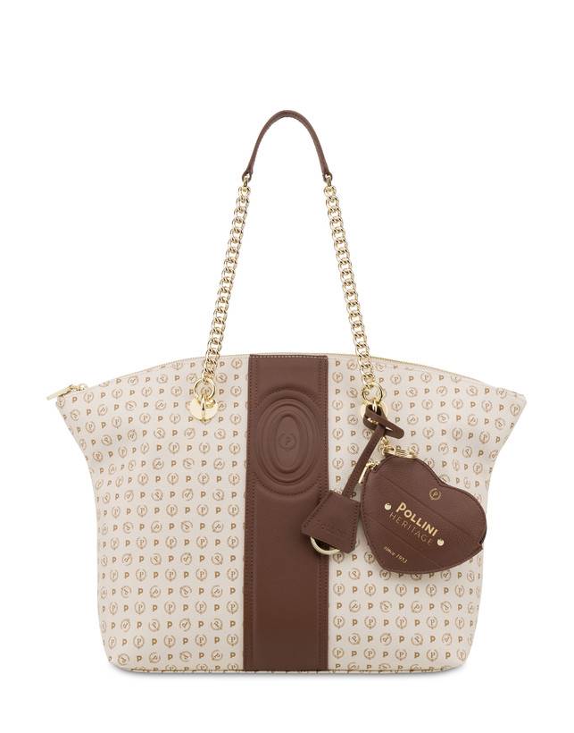 Pollini Tote Bag Heritage 70th Anniversary Avorio/marrone Promozione