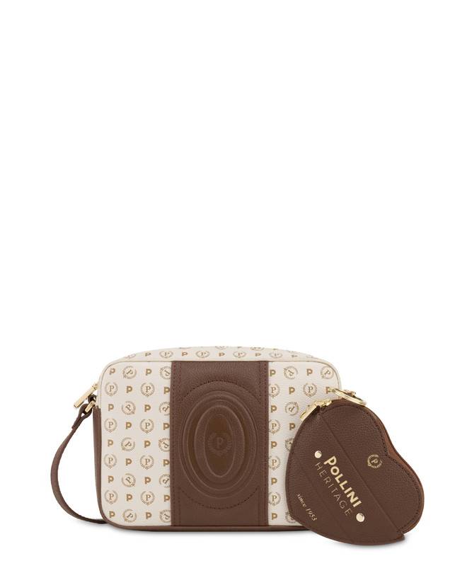 Pollini Borsa A Tracolla Heritage 70th Anniversary Avorio/marrone