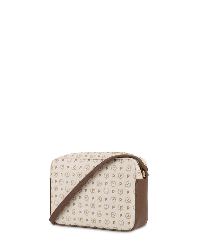 Pollini Borsa A Tracolla Heritage 70th Anniversary Avorio/marrone Pezzi Unici