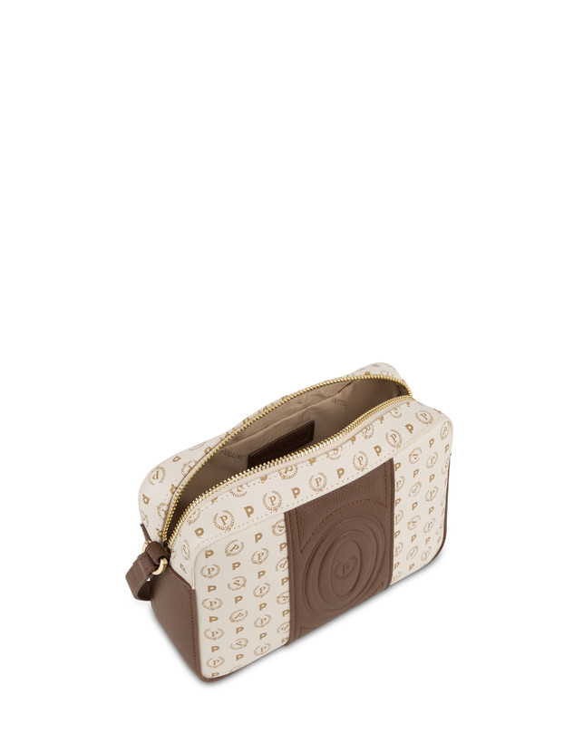 Pollini Borsa A Tracolla Heritage 70th Anniversary Avorio/marrone Pezzi Unici