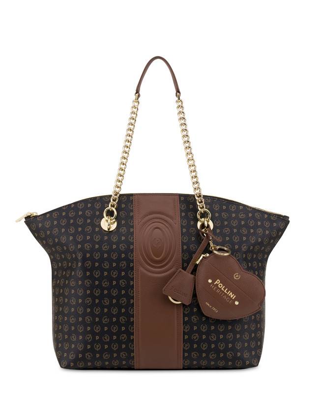 Pollini Tote Bag Heritage 70th Anniversary Nero/marrone Comprane uno, ottenene uno gratis