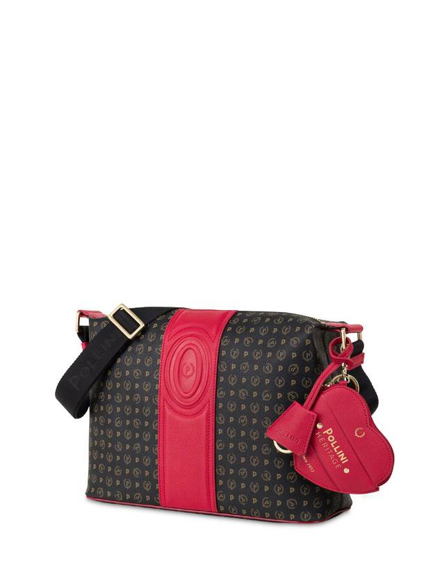 Pollini Borsa A Spalla Heritage 70th Anniversary Nero/rosso Acquista Ora