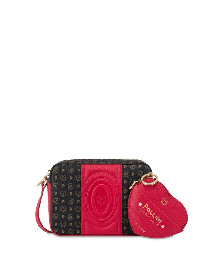 Pollini Borsa A Tracolla Heritage 70th Anniversary Nero/rosso
