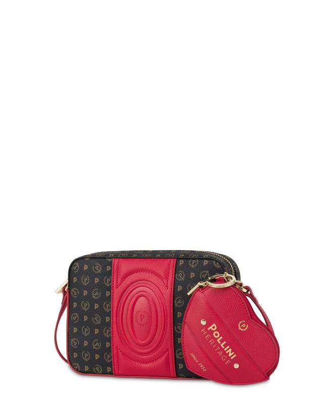 Pollini Borsa A Tracolla Heritage 70th Anniversary Nero/rosso Promozione Limitata