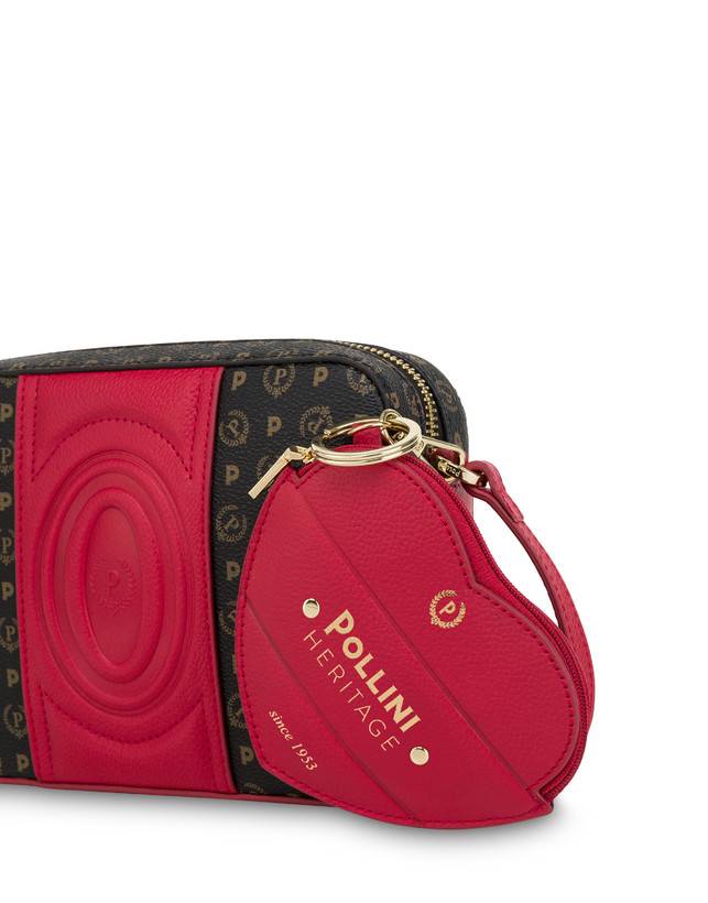 Pollini Borsa A Tracolla Heritage 70th Anniversary Nero/rosso Promozione Limitata
