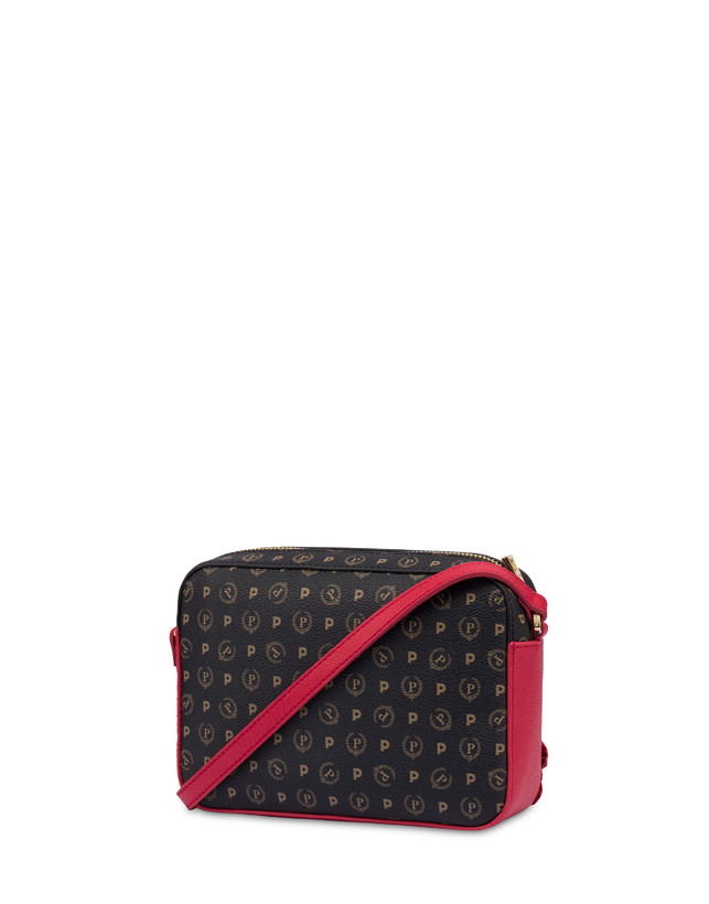 Pollini Camera Bag Piccola Heritage Flowers Nero/rosso Fino Al -60%