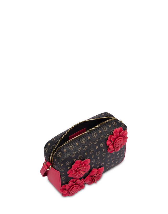 Pollini Camera Bag Piccola Heritage Flowers Nero/rosso Fino Al -60%