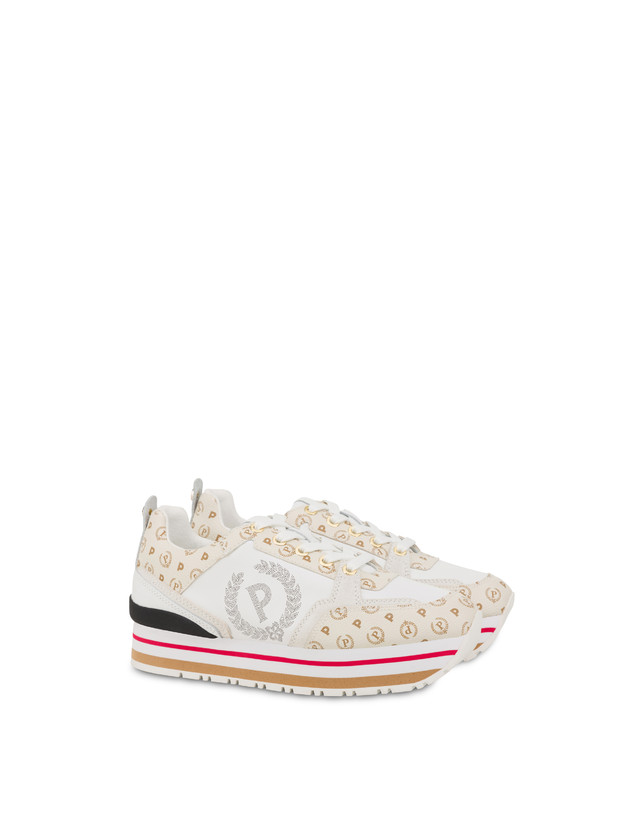 Pollini Sneakers In Vitello Heritage Forever Avorio/avorio/bianco Fino al 60% di sconto