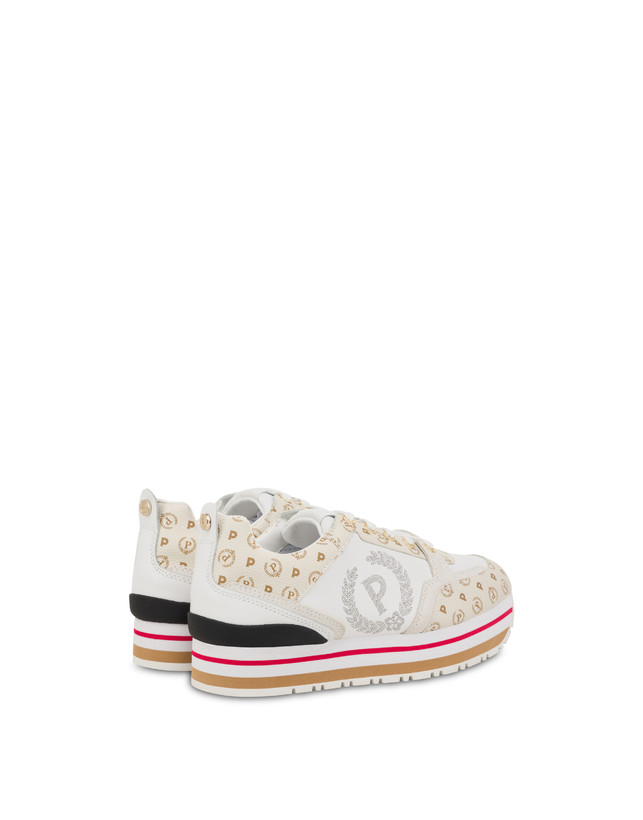 Pollini Sneakers In Vitello Heritage Forever Avorio/avorio/bianco Fino al 60% di sconto