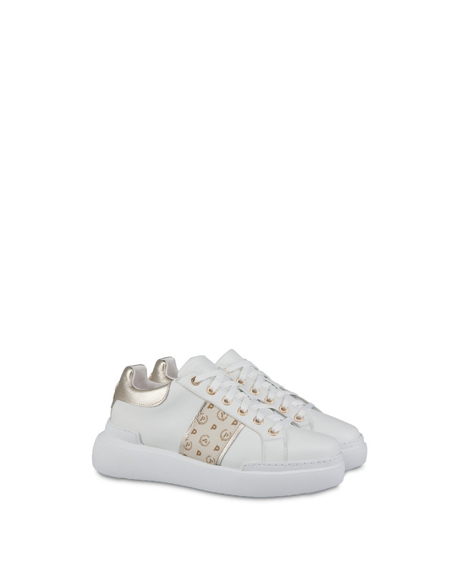 Pollini Sneaker Avorio/platino/bianco Saldi