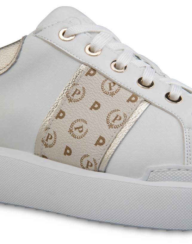 Pollini Sneaker Avorio/platino/bianco Saldi