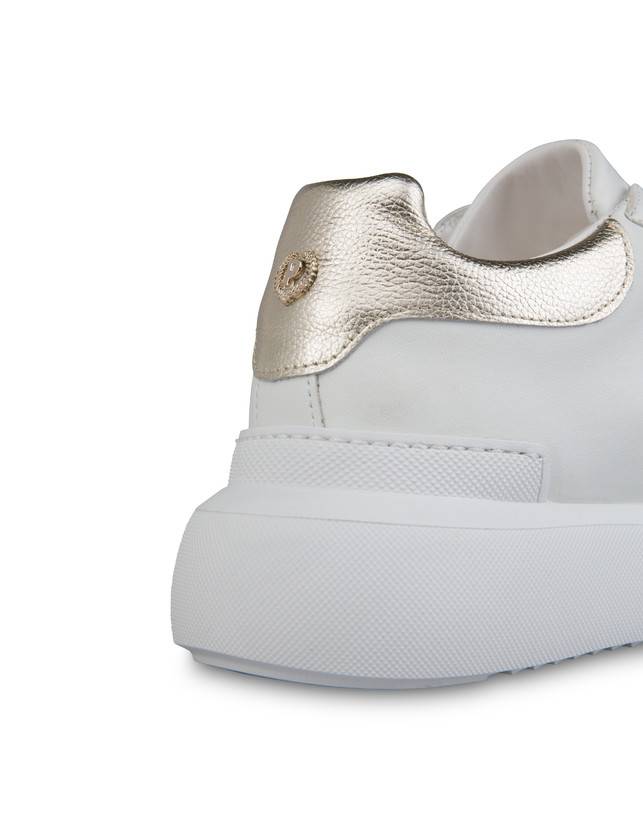 Pollini Sneaker Avorio/platino/bianco Saldi