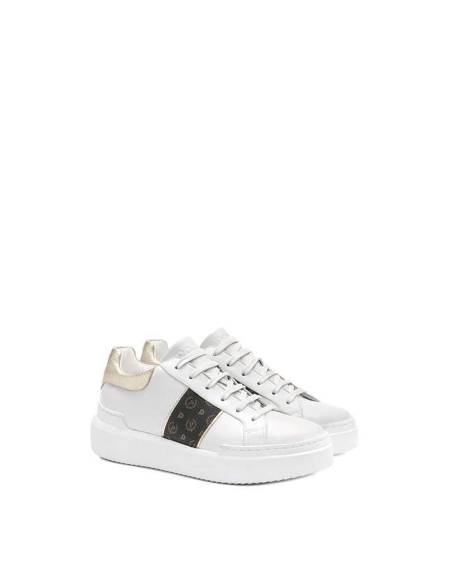 Pollini Sneaker Nero/platino/bianco Hotsell