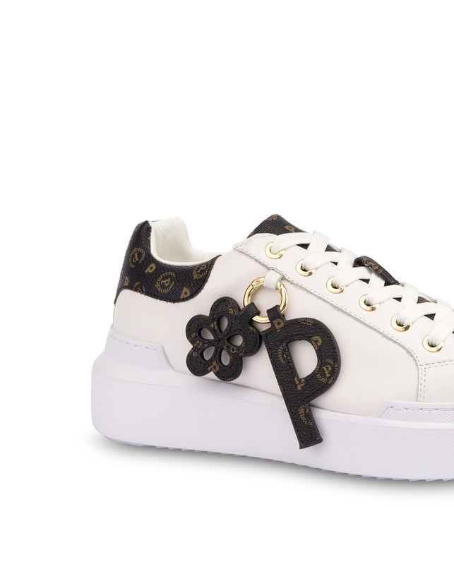 Pollini Sneakers Con Charm Heritage Carry Nero Vendita Calda