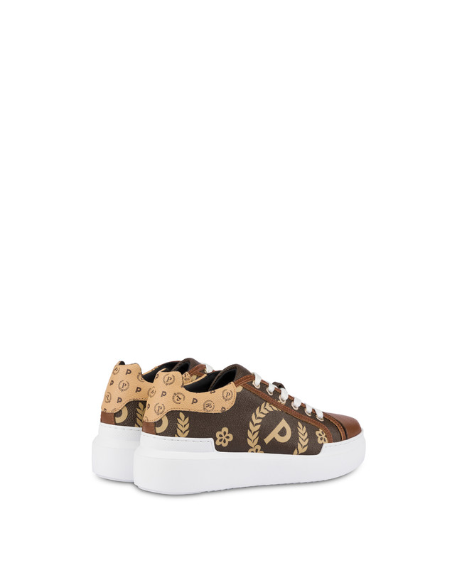 Pollini Sneakers Maxi Heritage Day Sì! Crema/marrone/marrone Limitato a 3 giorni
