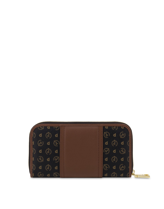 Pollini Portafoglio Zip Around Heritage 70th Anniversary Nero/marrone Moda