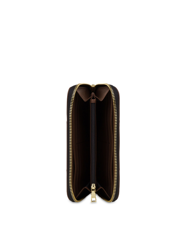 Pollini Portafoglio Zip Around Heritage 70th Anniversary Nero/marrone Moda