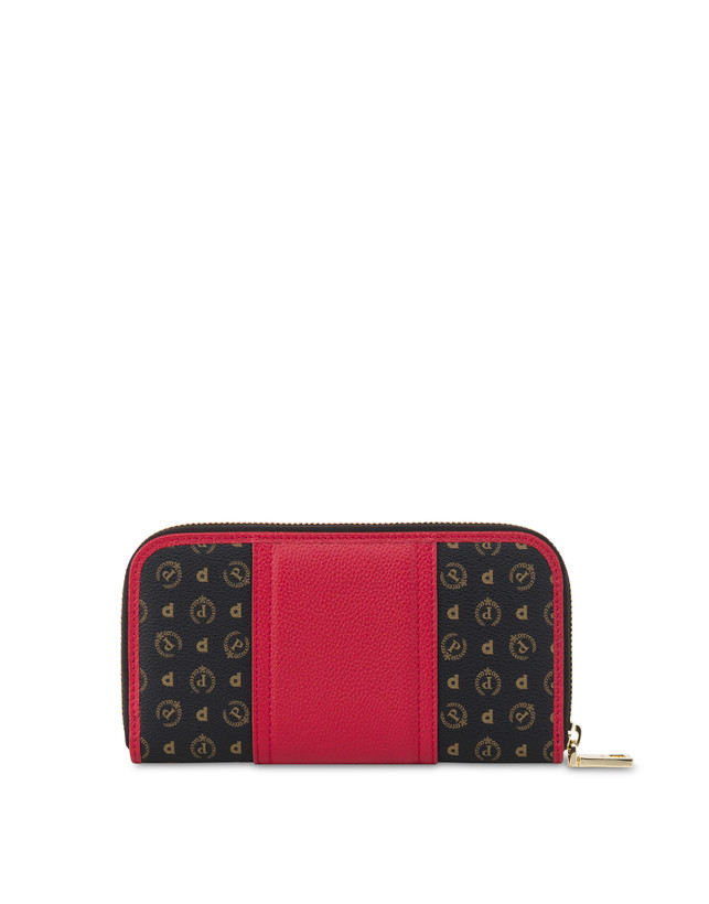 Pollini Portafoglio Zip Around Heritage 70th Anniversary Nero/rosso 2025