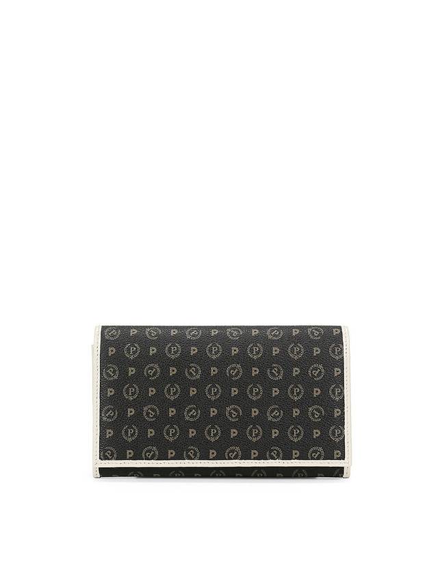 Pollini Portafoglio Heritage Logo Classic Nero/avorio