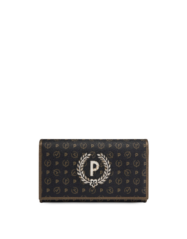 Pollini Portafoglio Special Heritage Avorio/nero/bronzo
