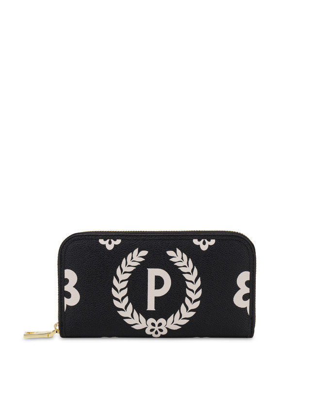 Pollini Portafoglio Zip Around Day-si! Heritage Nero/nero/nero