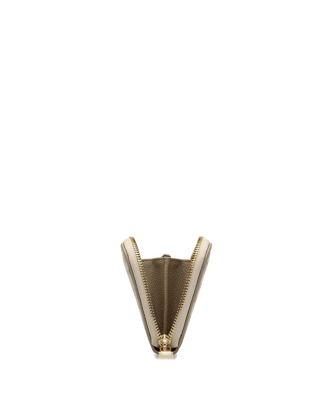 Pollini Portafoglio Zip Around Heritage Logo Classic Avorio/ghiaccio Negozi Online