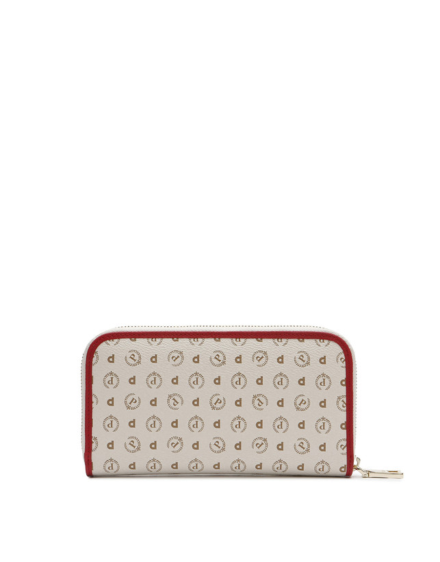Pollini Portafoglio Zip Around Heritage Logo Classic Avorio/lacca Acquista Ora