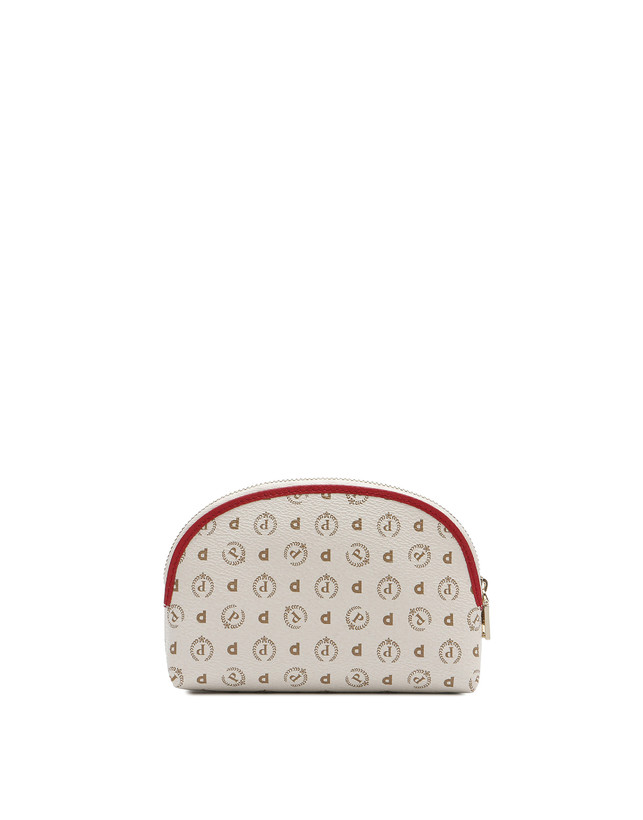 Pollini Pouch Heritage Logo Classic Avorio/lacca Shopping Online