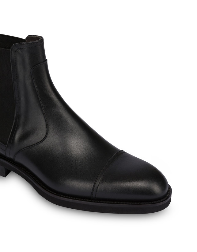 Pollini Beatles In Vitello Liscio Gentlemen's Club Nero Outlet