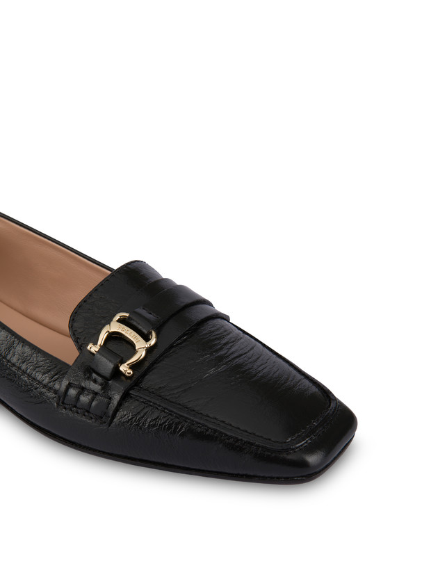 Pollini Mocassini In Naplak Uptown Nero Offerte