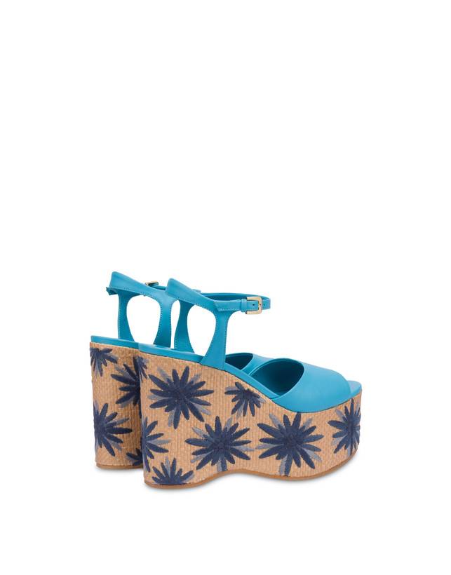 Pollini Sandali Con Zeppa Ricamata Desert Rose Pool/naturale 2025