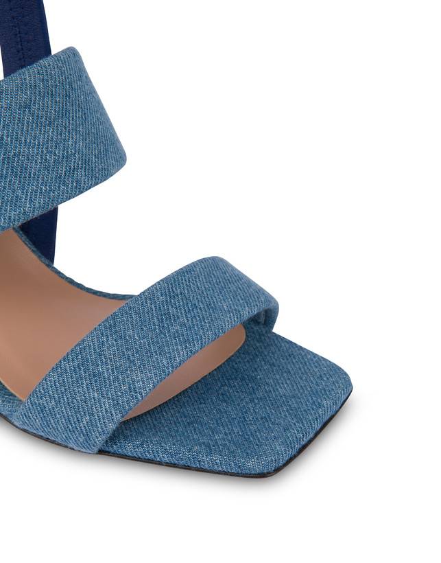 Pollini Sandali In Tessuto Denim Denim Shopping Online