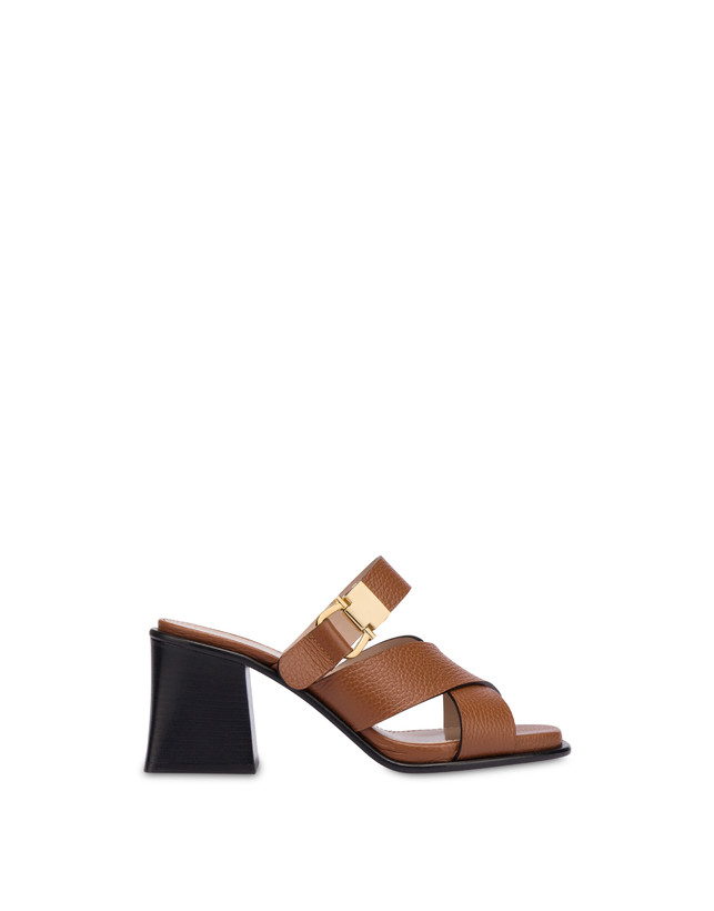 Pollini Sandali In Vitello Synthesis Toffee