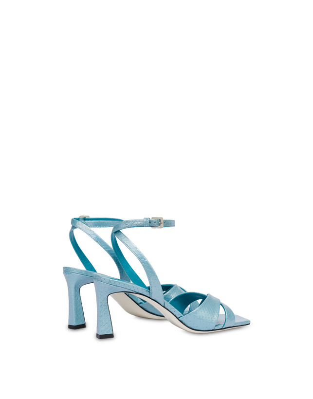 Pollini Sandali Con Stampa Pitone Iridescente Cote D'azur Pool Online