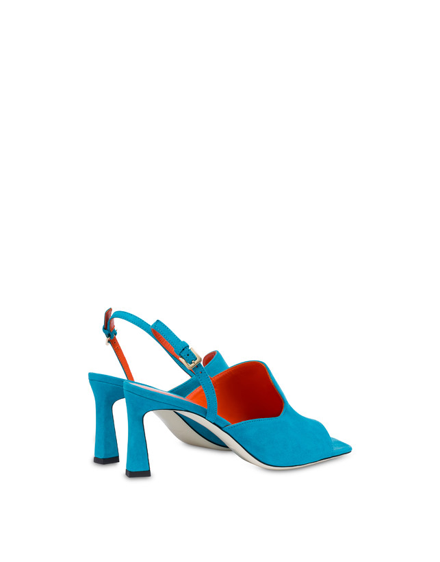 Pollini Mules Slingback In Camoscio Wave Pool I Più Venduti