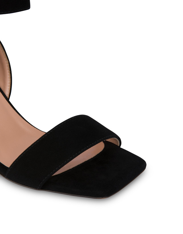 Pollini Sandali In Camoscio Nina Nero 2025