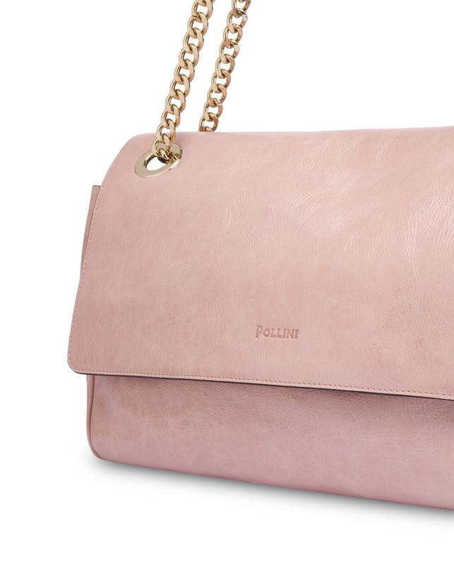 Pollini Borsa A Spalla Medium Softness Cipria 2025