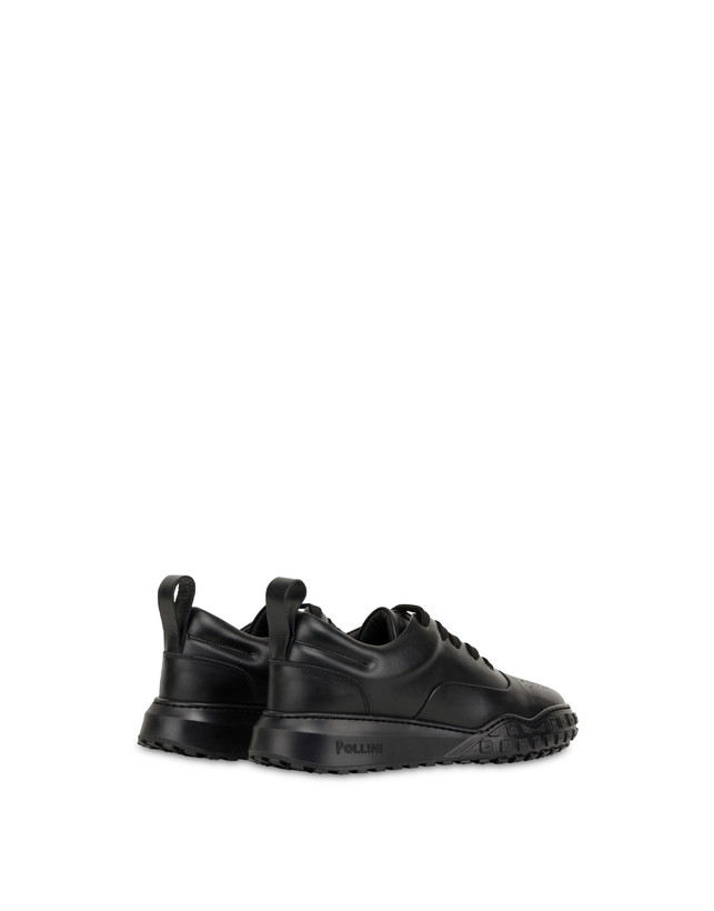Pollini Sneakers In Vitello Runabout Qualità