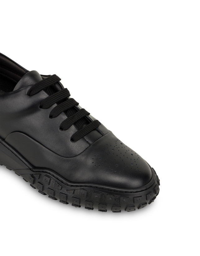Pollini Sneakers In Vitello Runabout Qualità