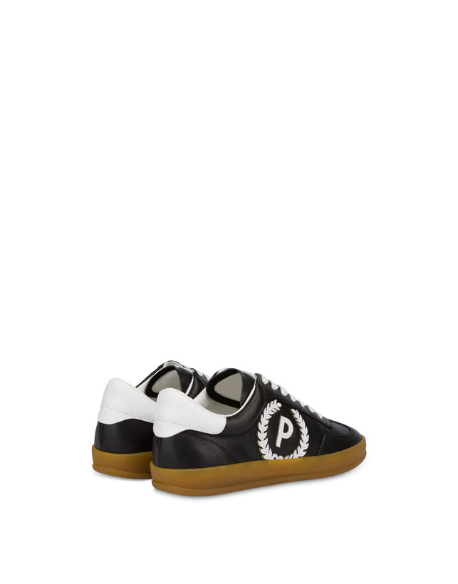 Pollini Sneakers In Pelle Venus Nero Pezzi Unici