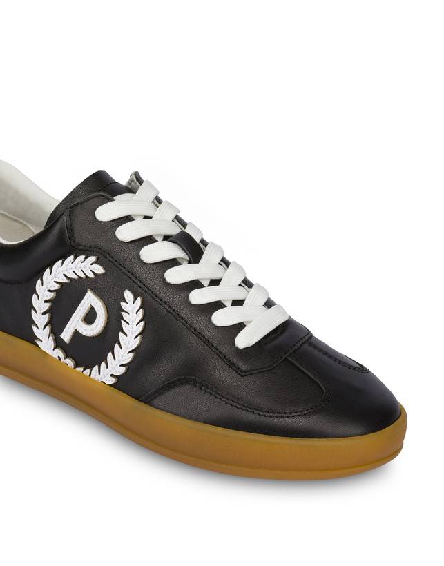Pollini Sneakers In Pelle Venus Nero Pezzi Unici