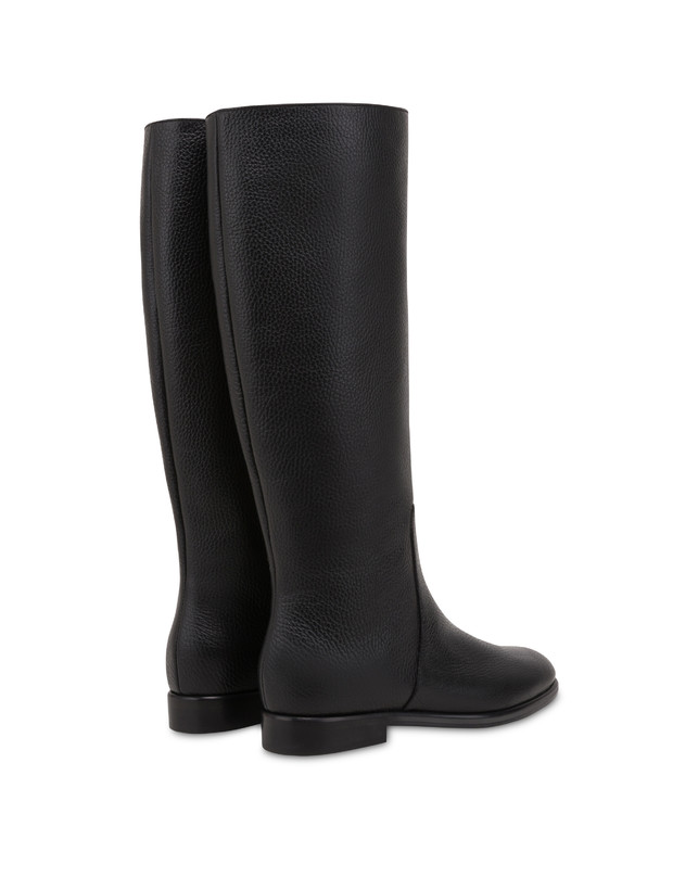 Pollini Stivale Flat In Vitello Core Qualità Garantita
