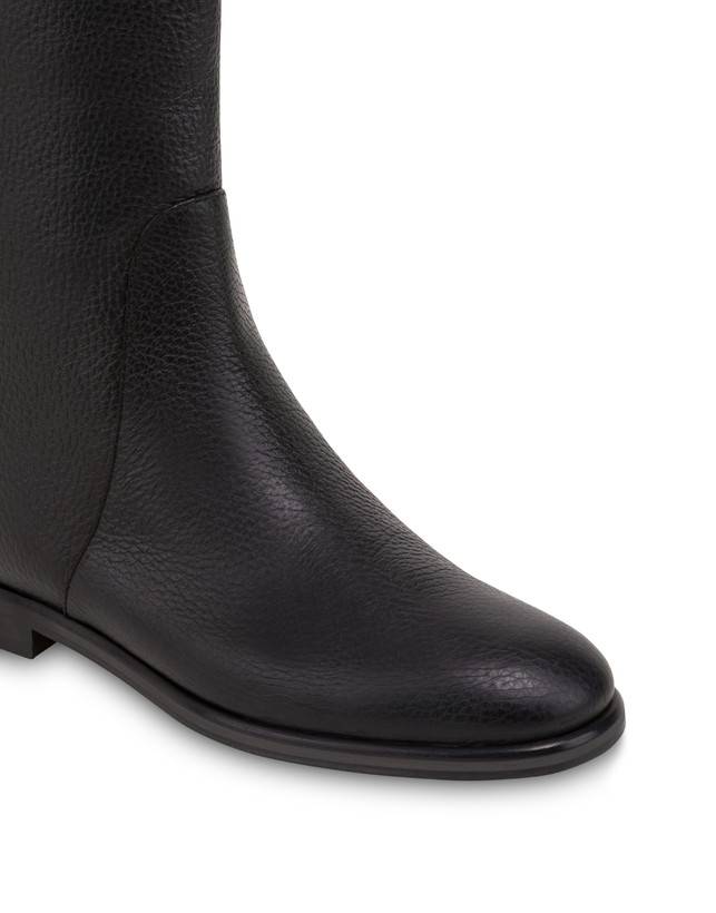 Pollini Stivale Flat In Vitello Core Qualità Garantita