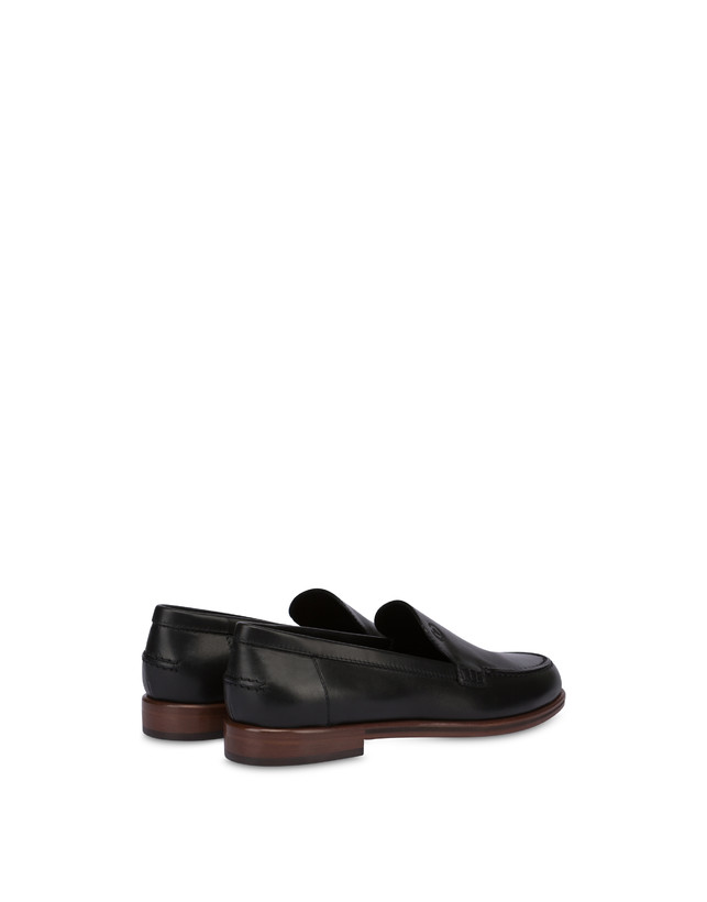 Pollini Mocassini In Vitello Oxford Nero Saldi