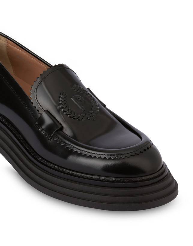 Pollini Mocassini In Vitello Abrasivato Stairway Nero Nuova