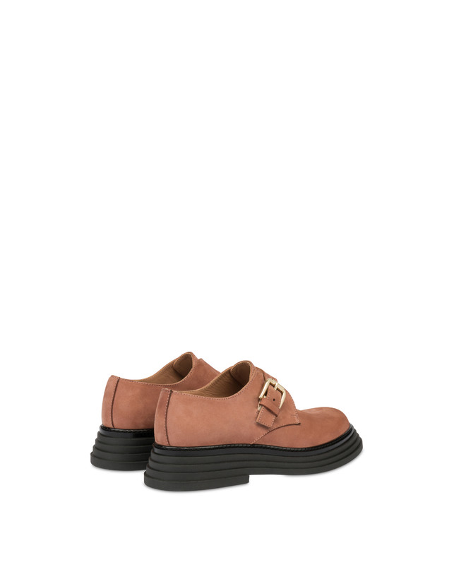 Pollini Monk Strap In Nabuk Stairway Antico Moda