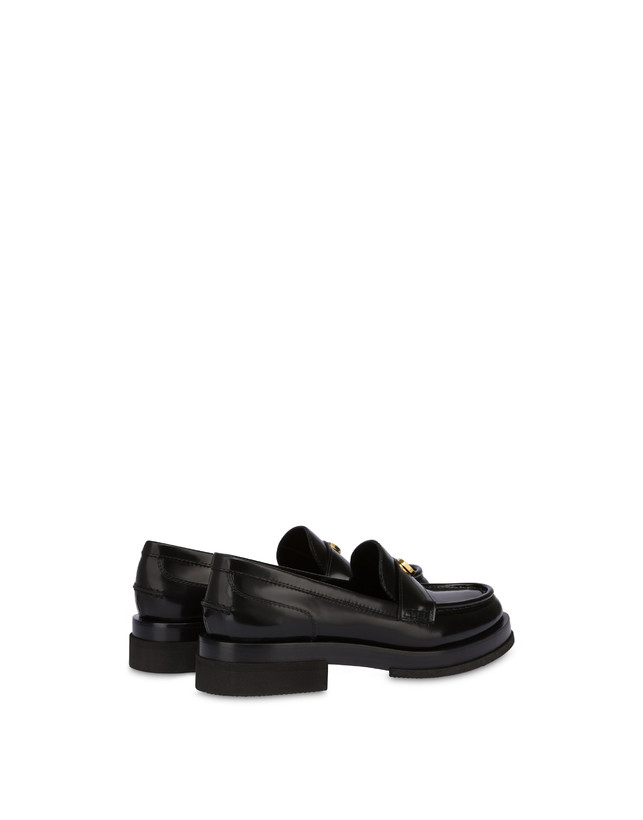 Pollini Mocassini Penny In Vitello Abrasivato Code Nero 2025